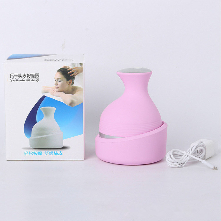 厂家直销多功能便携充电防水3D头部按摩器全身家用头皮按摩仪批发