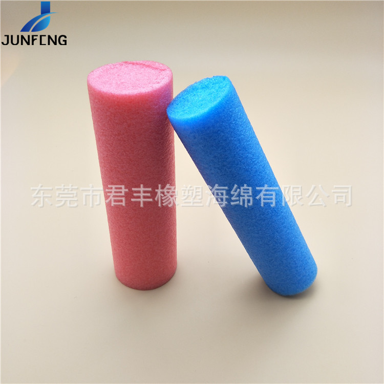 厂家推荐彩色高密度珍珠棉管 EPE珍珠棉棒直径30mm泡沫棒