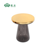 麦古 Современный и минималистичный дизайнерский круглый стеклянный диван