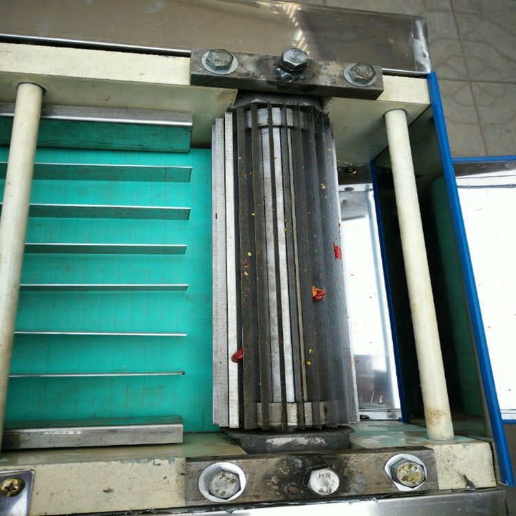 小型农村加工机械 滚刀式干辣椒籽皮分离切段机 QDJ-300