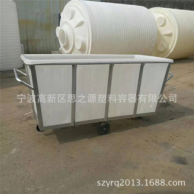 廠家直供塑料方桶pe方箱牛津方槽推布車內膽桶海産塑膠方盆耐老化