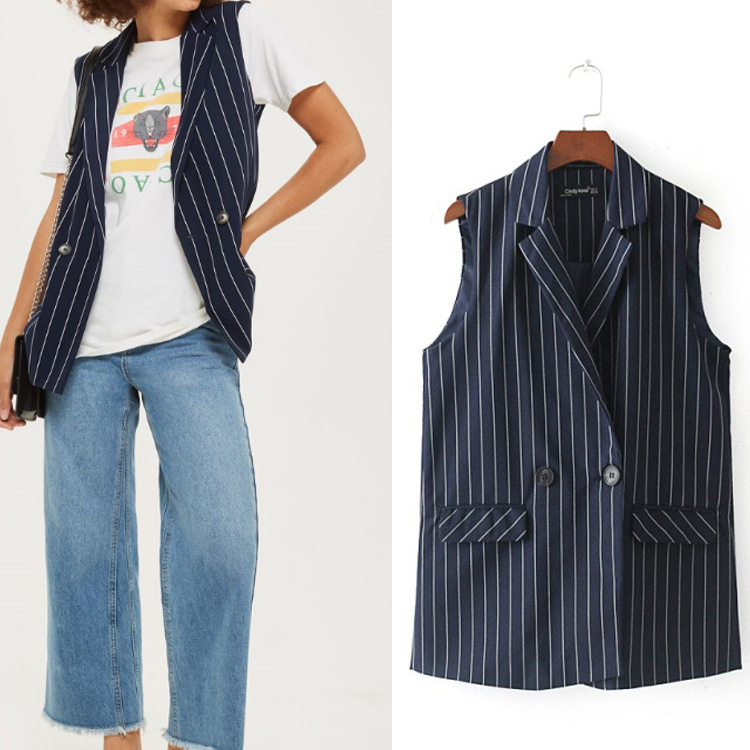 Gilet femme en Mélange de fibres chimiques - Ref 3318129 Image 1