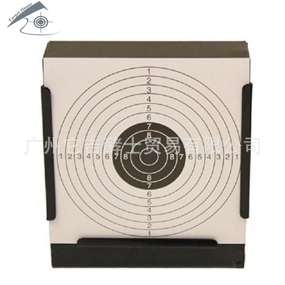 【Target House】14厘米射击练习靶金属钢靶校瞄靶配20张靶纸-阿里巴巴