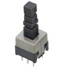 销售AJ8.5-3按键开关 高头自锁无锁按键开关