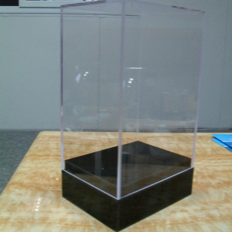 压克力五面带底方形盒子 有机玻璃包装盒 压克力天地盒