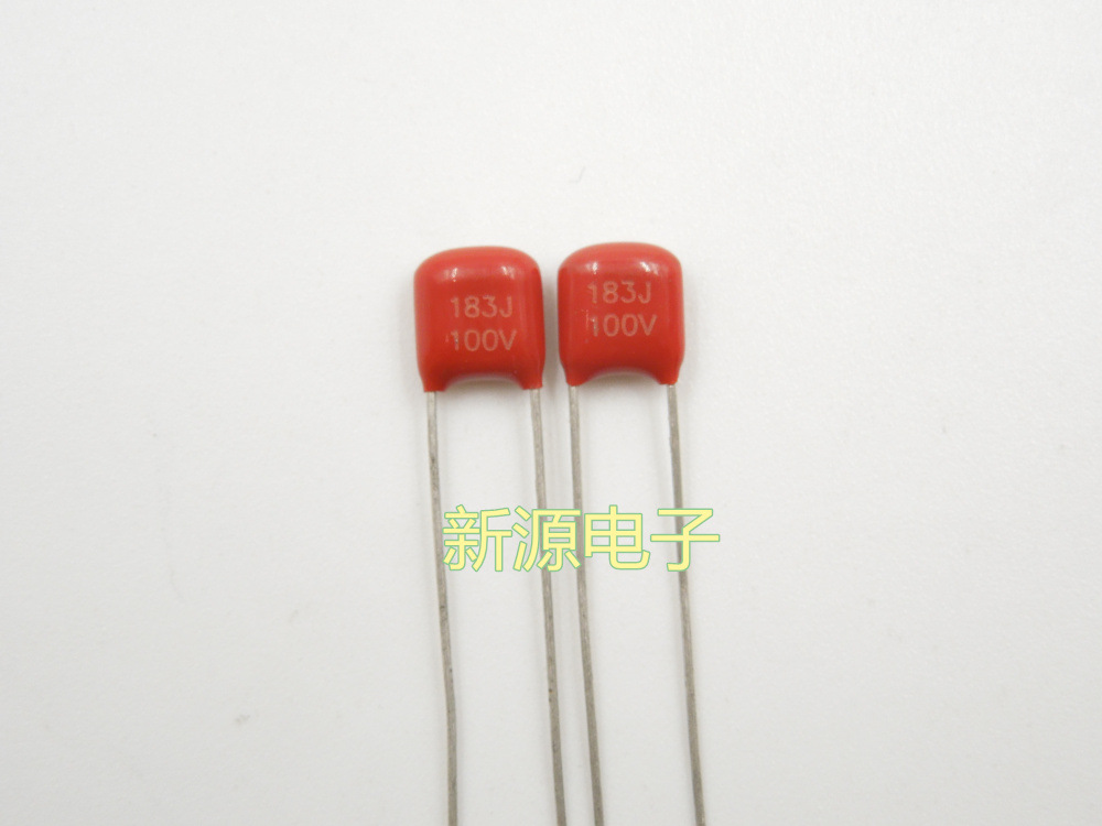 CBB电容 CL21 薄膜电容 63V 100V 183J 0.0018UF 183 脚距5mm