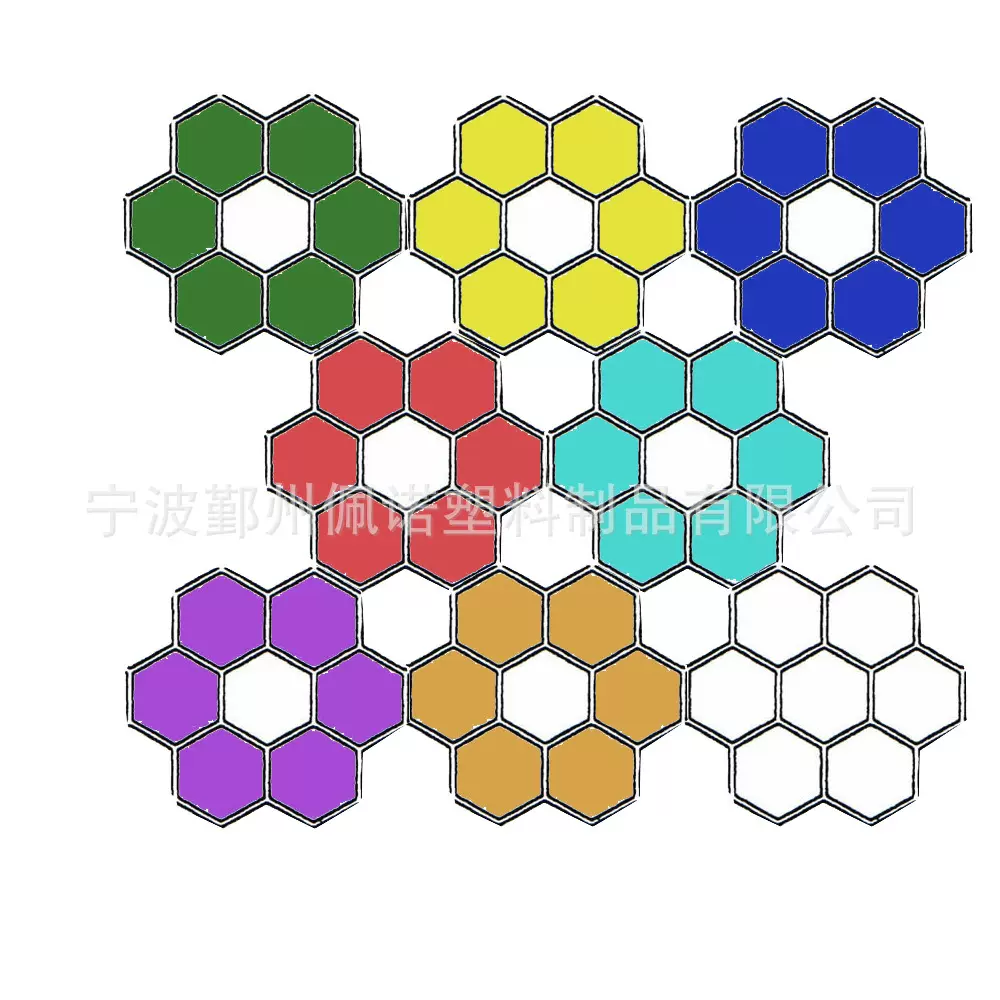 新款六边形塑料简易地坪铺地砖花园别墅路面设计水泥铺路模具