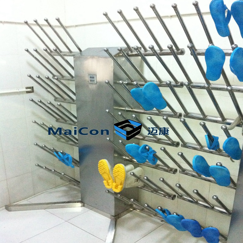 廠家直銷自動加溫幹燥式水靴架 食品屠宰車間不鏽鋼挂鞋架