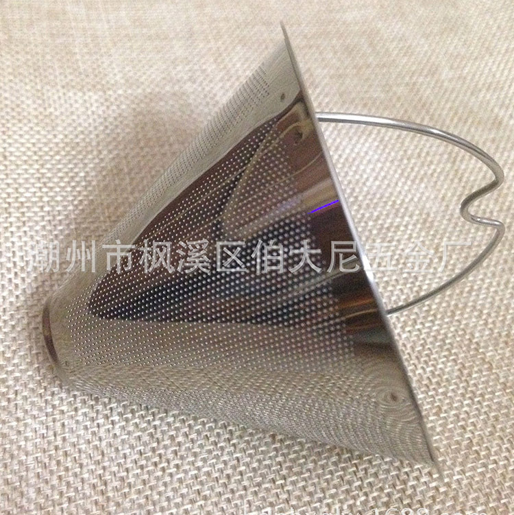 咖啡滤网茶漏304不锈钢过滤器双层隔渣手冲咖啡筛网工厂可拿样品|ms