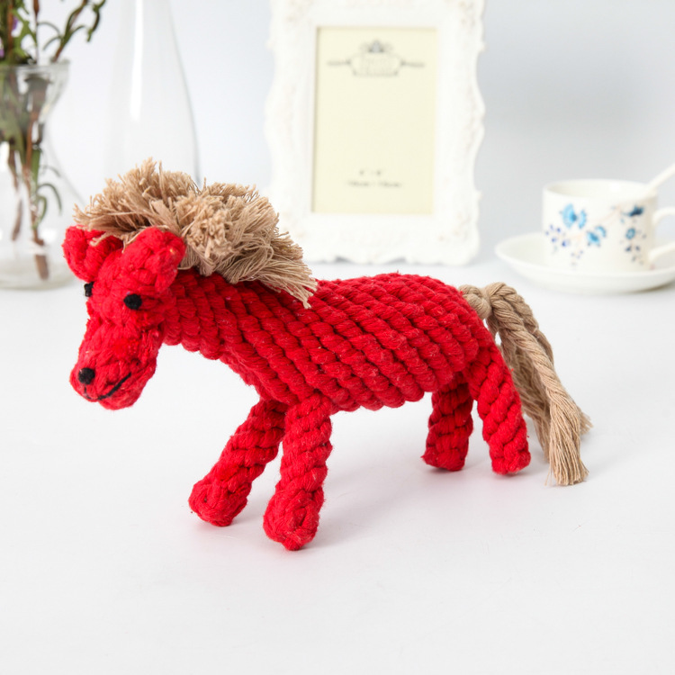 メーカー直販ペット玩具動物シリーズ歯ぎしり清潔綿縄猫玩具耐咬犬玩具卸売り|undefined