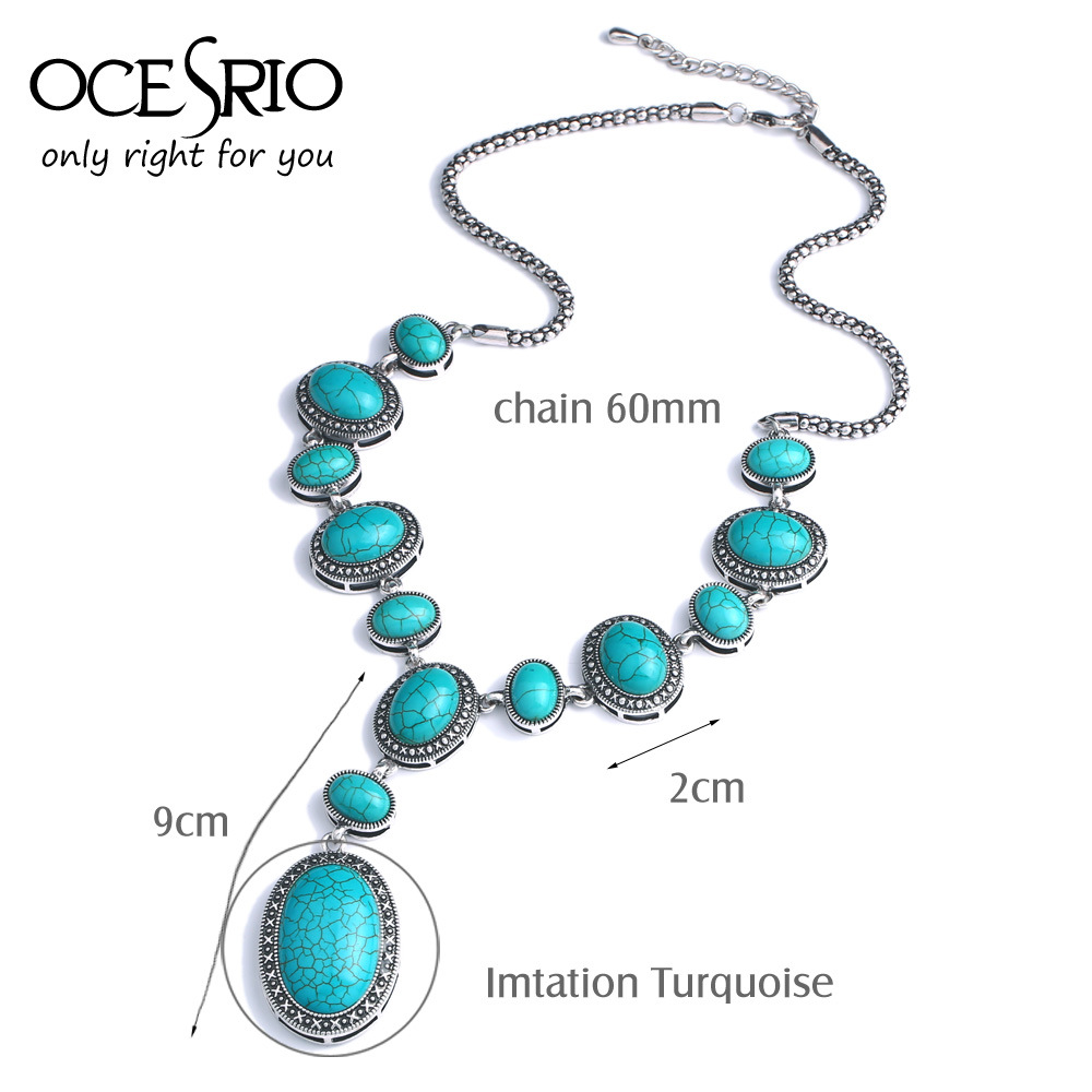 Alloy Fashion Geometric necklace  green  Fashion Jewelry NHAS0554greenpicture2