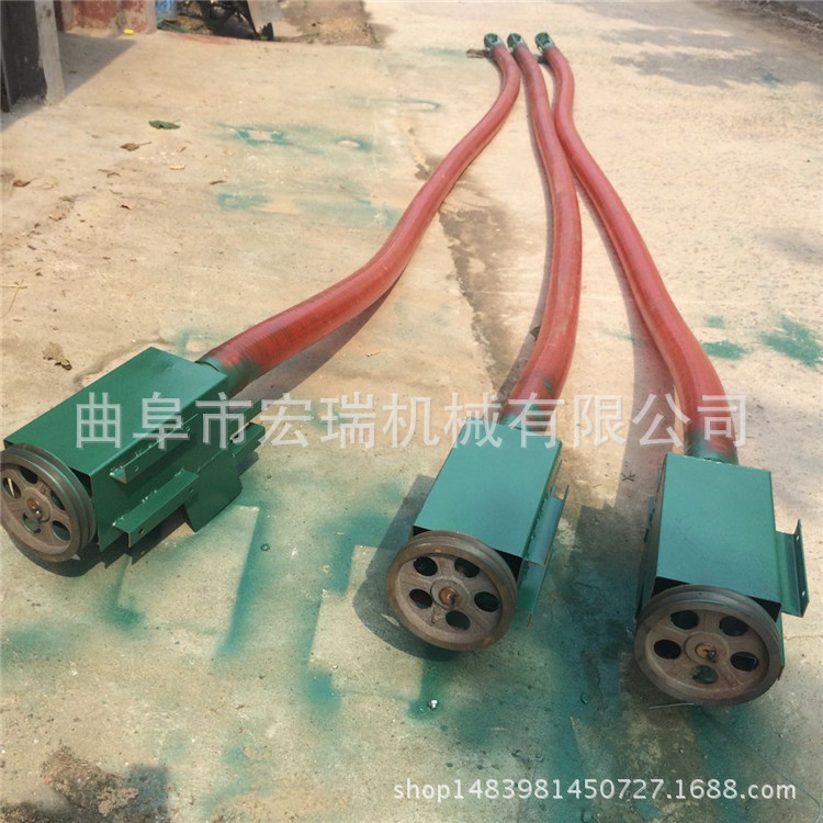 曲阜宏瑞小型吸粮机 抽粮上料机输送机9是9悬挂输送机宏瑞HR-46-8