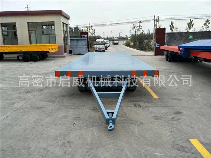 货源供应  25吨平板拖车  物流运输车  实心胎拖车厂家供应