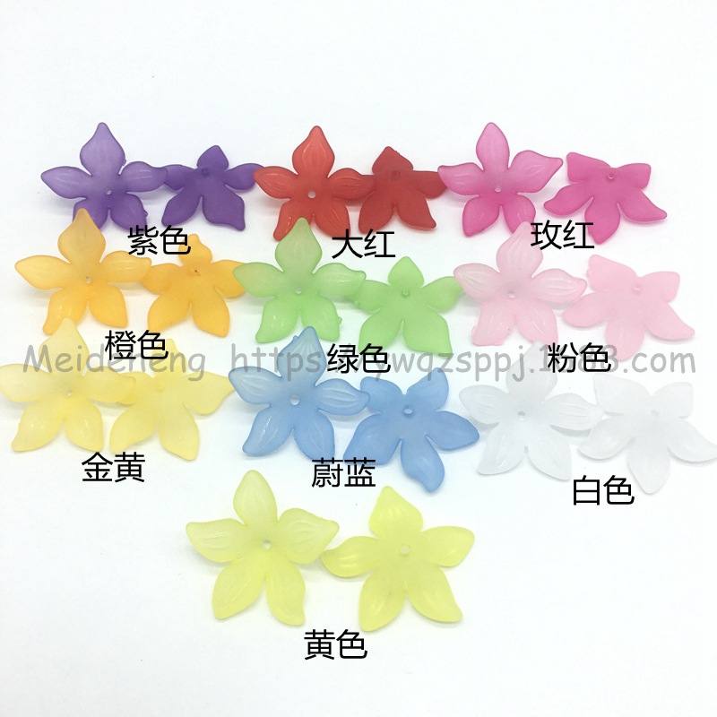 Bride's headwear, ancient-style hairpin accessories, diy jewelry processing, frosted flower head flower materials and accessories, Taobao wholesale detail image 5