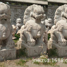 曲阳石雕古代石兽图片大全 上古石头兽雕刻厂家 石制镇墓兽报价