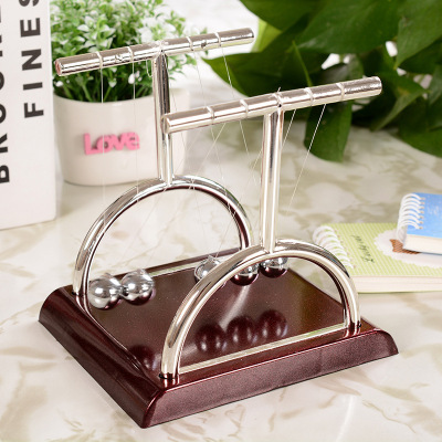 Strange new gift gift Newton Decoration Large and medium Little Three Metal ball Creative home decorate birthday festival