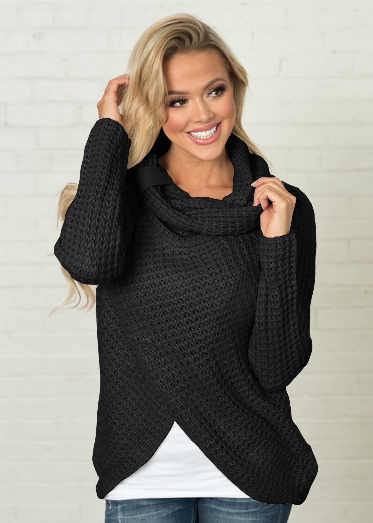 2021 Spring Women Casual Sweetwear Crochet Knit PulloverTop Sweater Blouse Cardigan Shirt Long