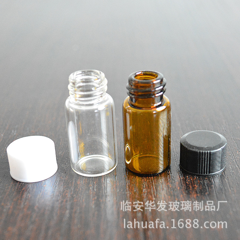 厂家直销3ml玻璃瓶.管制玻璃瓶.螺口玻璃瓶.实验室试剂瓶