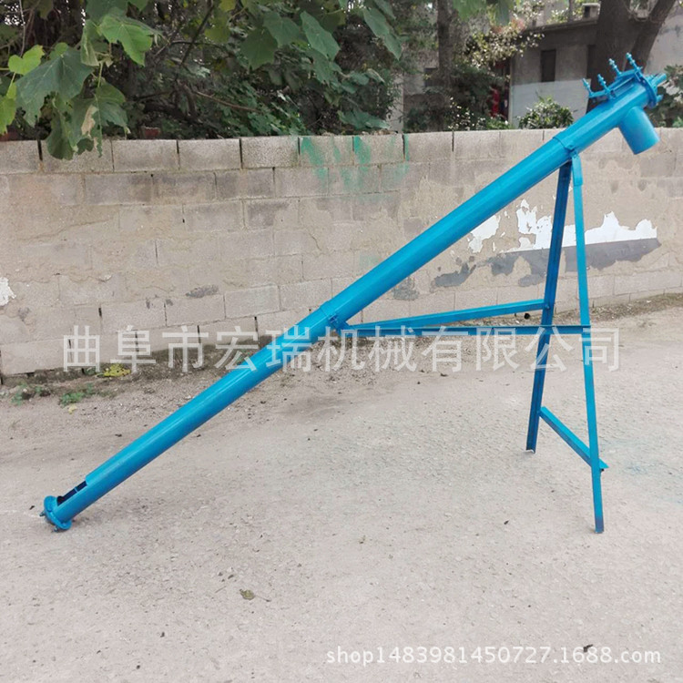 小型车载吸粮机，生物质颗粒自动上料机搅龙输送机9是9螺旋输送机