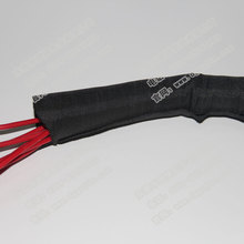 開口式護線套 光纖電纜開口式套管 UL阻燃耐磨自卷式編織套管供應