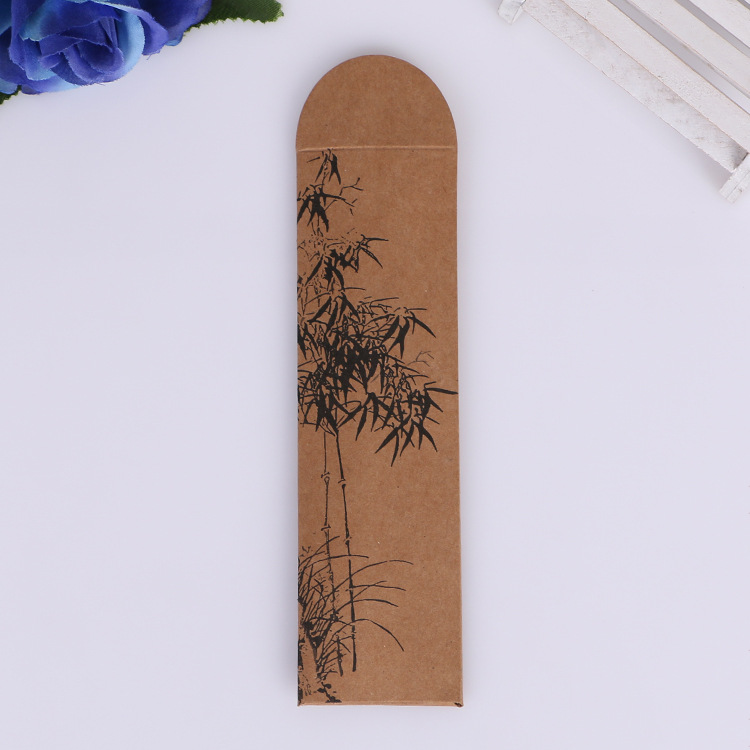 纸巾牙签餐具套 酒店广告铜版纸筷子套 牛皮纸一次性筷子套定制
