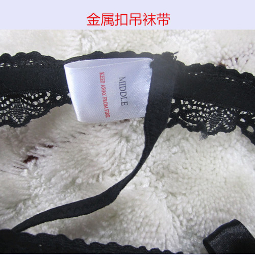 Lace Garter Belt with Plastic Hook from Overseas Originals, Sexy Mesh Transparent Garter Belt