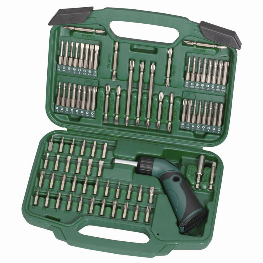 世达工具 80件6.3mm系列旋具头组套 批头套装09326