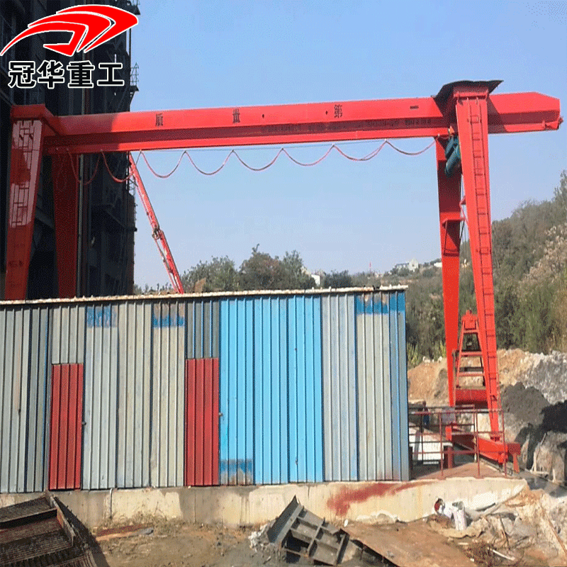 厂家现货5吨 10吨地轨电动行走龙门吊电动葫芦门式起重机