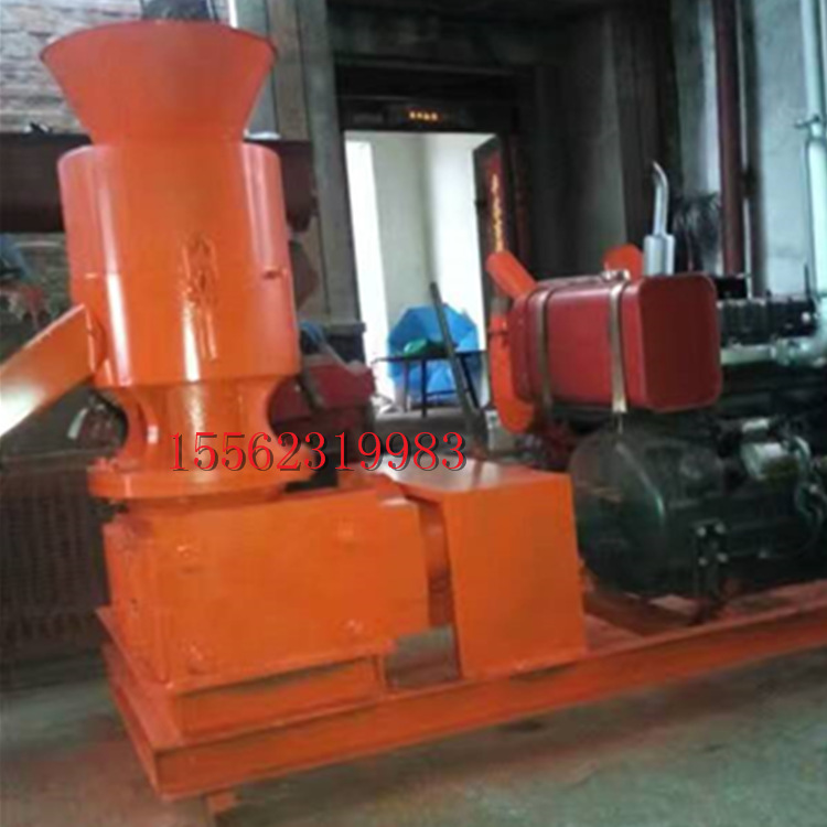农作物饲料造粒机 牛马羊饲料颗粒机 秸秆燃料颗粒机原理