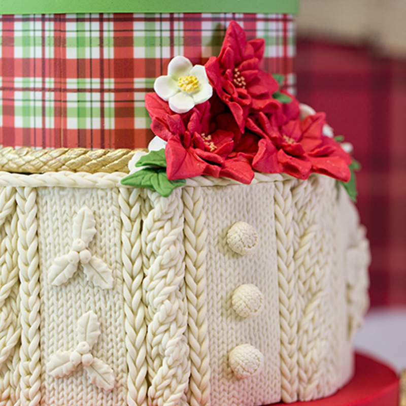 Fondant molde de silicona molde de chocolate ritmo seco todo partido cuerda de cáñamo cinturón de borde estándar europeo de silicona de grado alimenticio