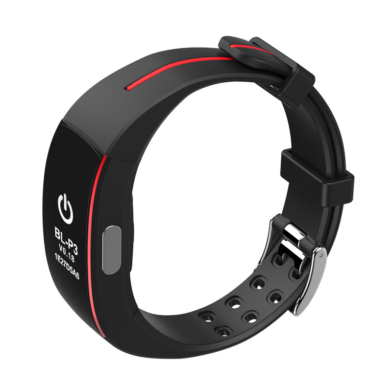 P3 Smart Bracelet PPG+ECG Photoelectric Electrode Type ECG Blood Pressure Heart Rate Health Monitoring Sports Watch Manufacturer