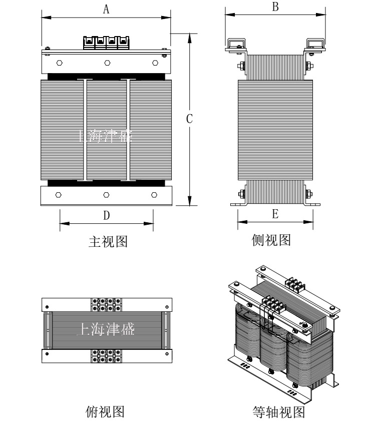 15-25KVA three-phase transformer