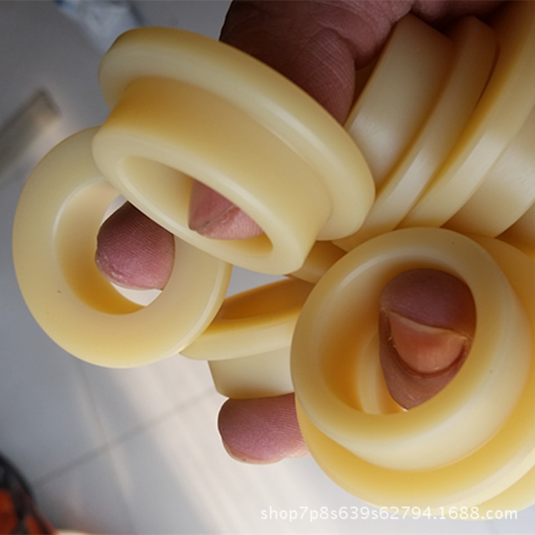 尼龙塑料制作 尼龙衬套 MC耐油尼龙轴套 T型尼龙台阶垫片制作