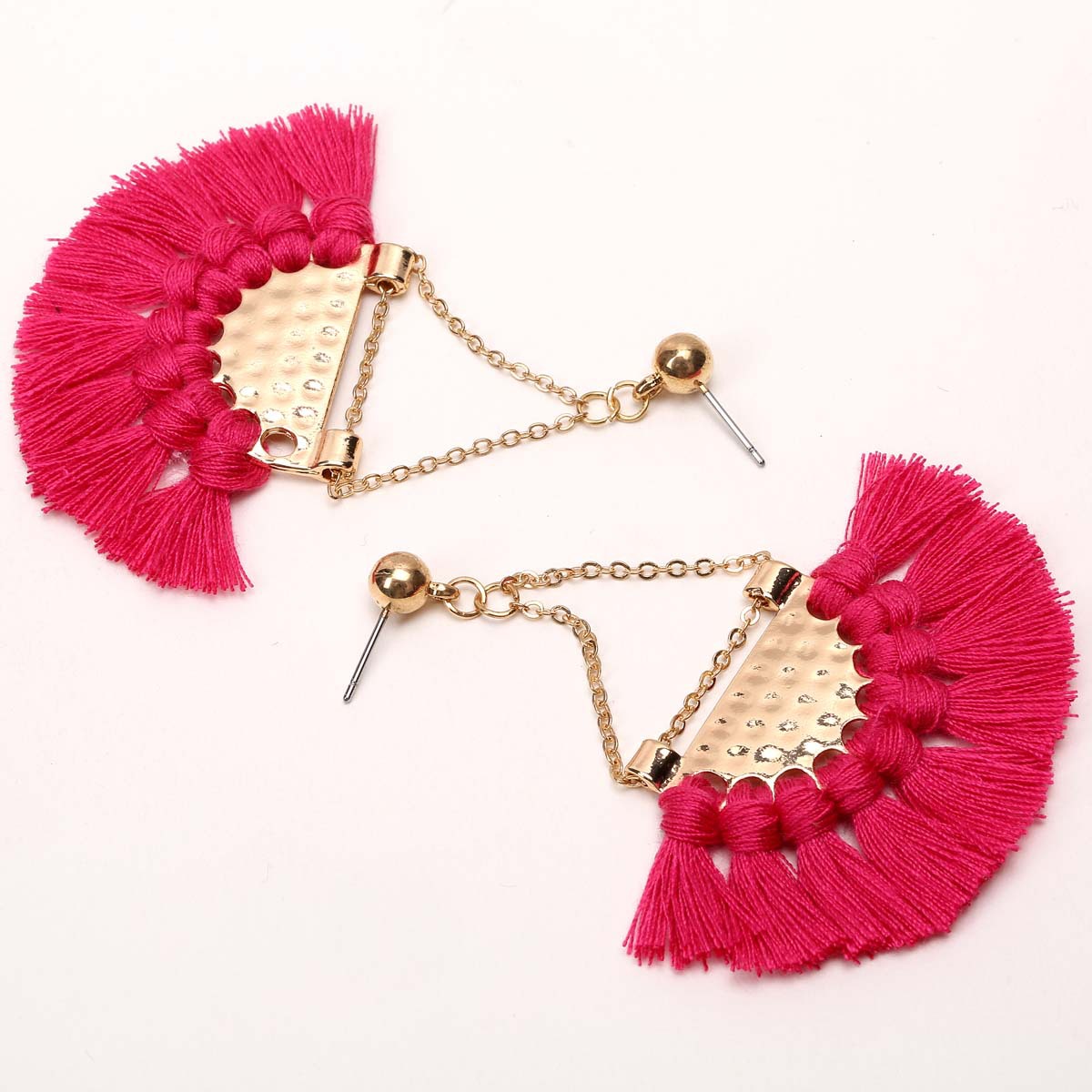 alloy plating earring (B0665 blue)NHXR1456-B0665 blue