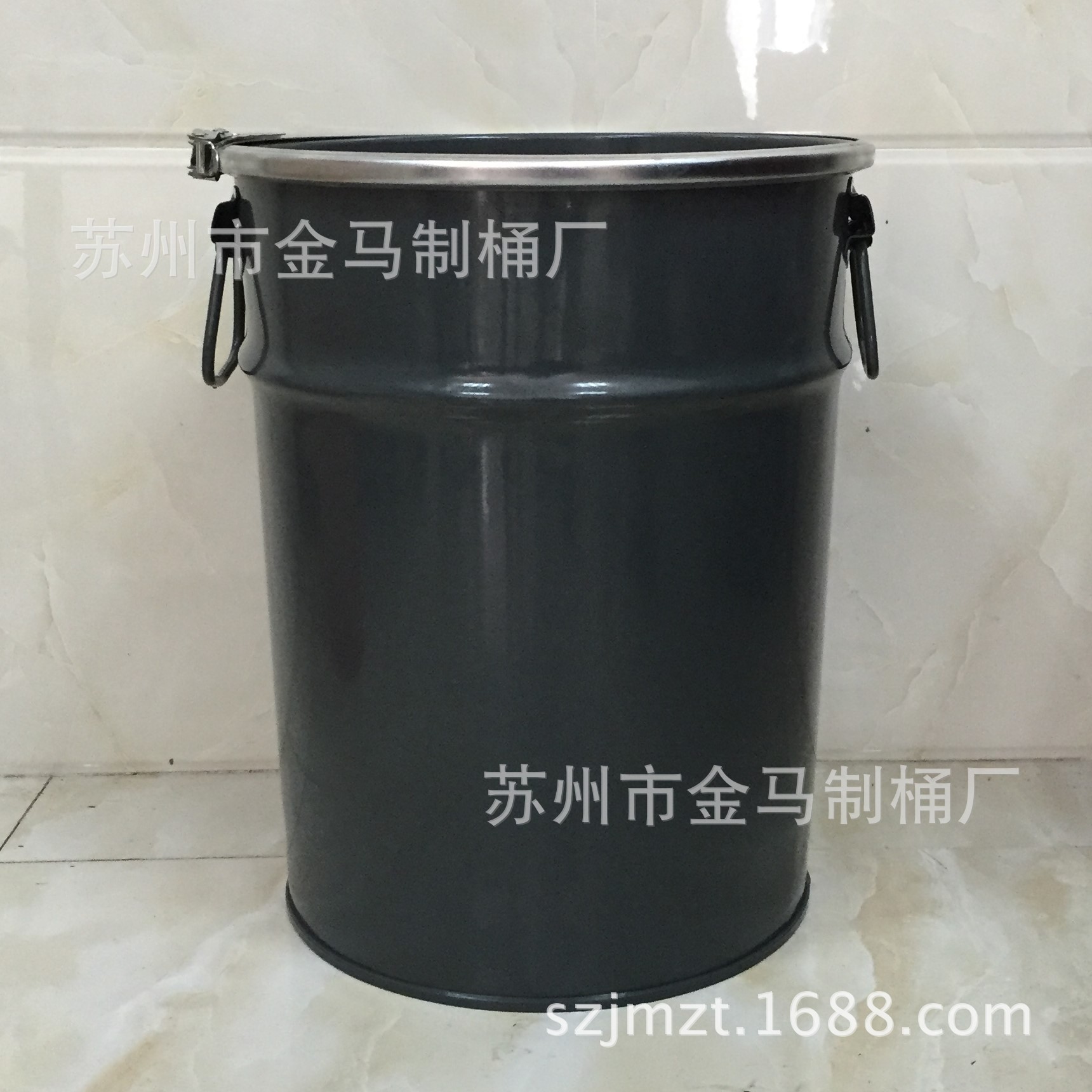 厂家直销18升锥形开口铁桶 25kg出口危包锥形钢桶