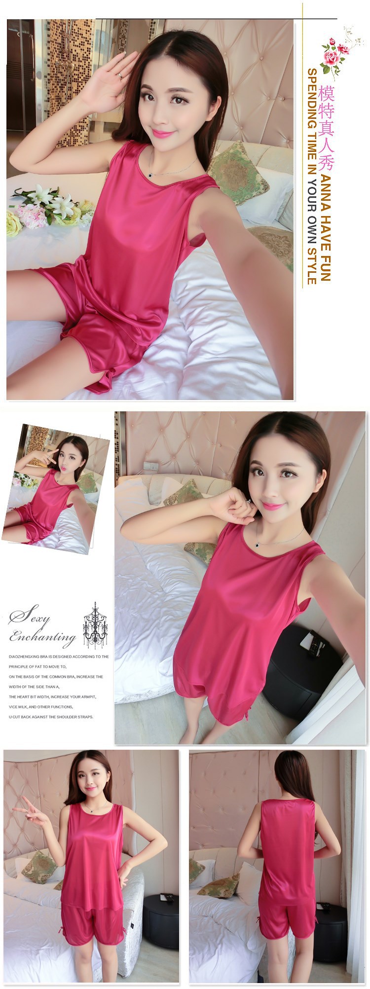 Pyjama pour femme OTHER   à sans manches - Ref 2999514 Image 11