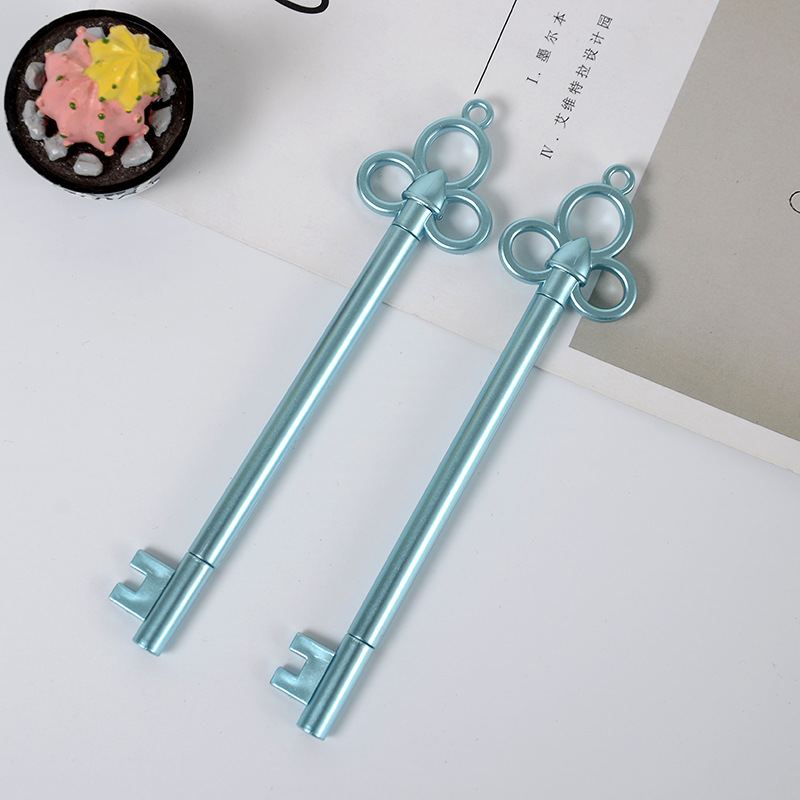 A41 Key Gel Pen Creative Retro Stationery Office Supplies Student Small Gifts display picture 3