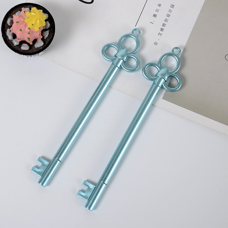 Key Pattern Retro Style A41 Key Gel Pen Creative Retro Stationery Office Supplies Student Small Gifts