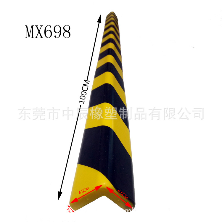 厂家直销聚氨酯PU黑黄警示条  聚氨酯防撞条 聚氨酯PU防撞条 防撞