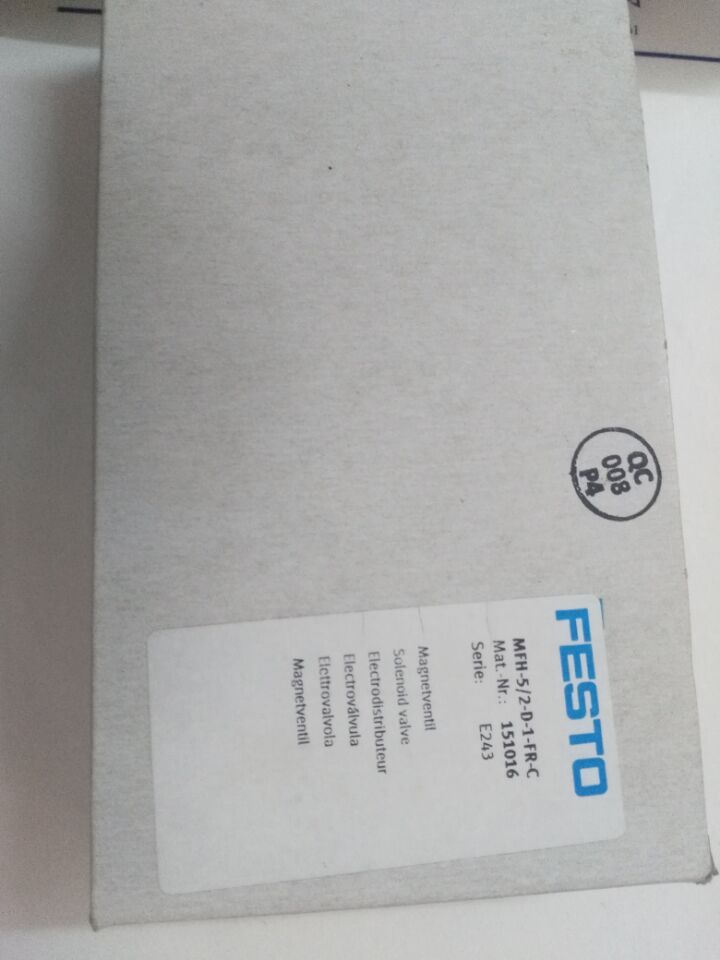 供应大量现货FESTO/费斯托 电磁阀MFH-5/2-D-1-FR-C 151016