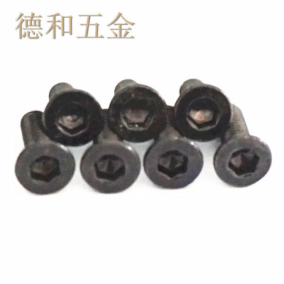 Dongguan Manufactor Flat head Inner six angle Machine silk screw M6*12/35M3*8KM The flat head hex