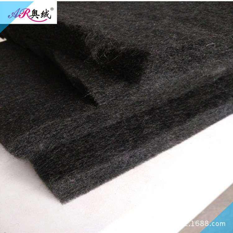 南车集团用耐高温防火隔音棉 黑色蓬松耐高温毛毡 阻燃防火隔音棉