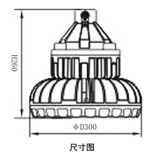 QC-FB004-A-Ⅱ产品尺寸图
