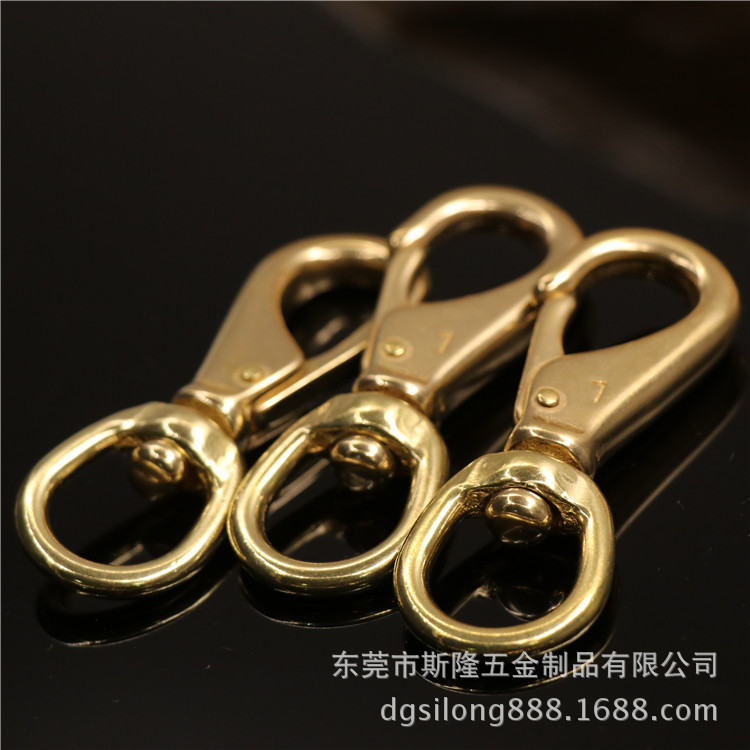 斯隆五金 批发纯铜狗扣钩扣 牵引绳专用铜钩 财布钩扣项圈挂钩-阿里巴巴