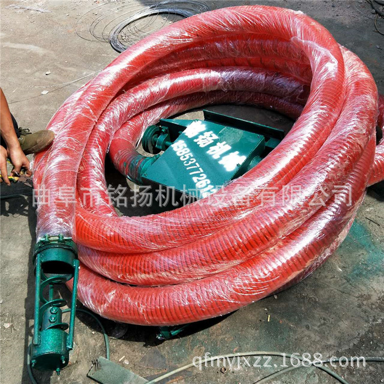 超强耐磨加厚牛筋管饲料软管式上料吸粮机车挂式便携式多功能吸粮机