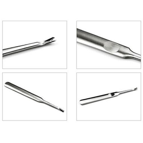 Dead skin fork, manicure dead skin pusher stainless steel, manicure dead skin knife, dead skin scraper tool, dead skin pusher