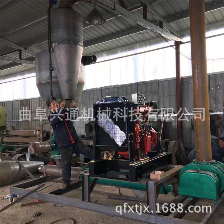 大吨位高粱大型气力吸卸机 多功能玉米装车用气力抽料机