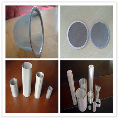 filter screen 304 316 Stainless steel filter Customizable Hemming Silk screen filter screen welding Strainer Manufactor