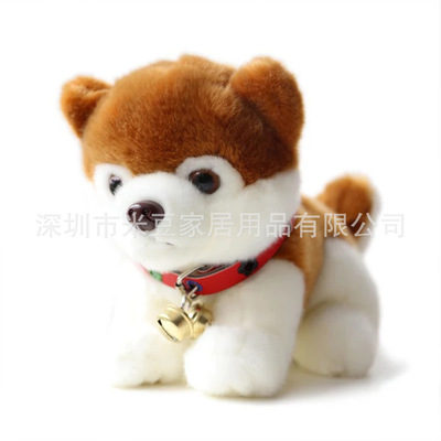 定做打样创意新款哈士奇趴趴狗公仔 毛绒玩具狗狗布娃娃吉祥物