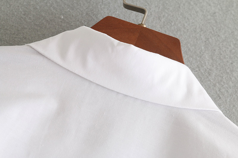 Sexy & Party Cottonshirt(White-S)NHAM0299-White-S